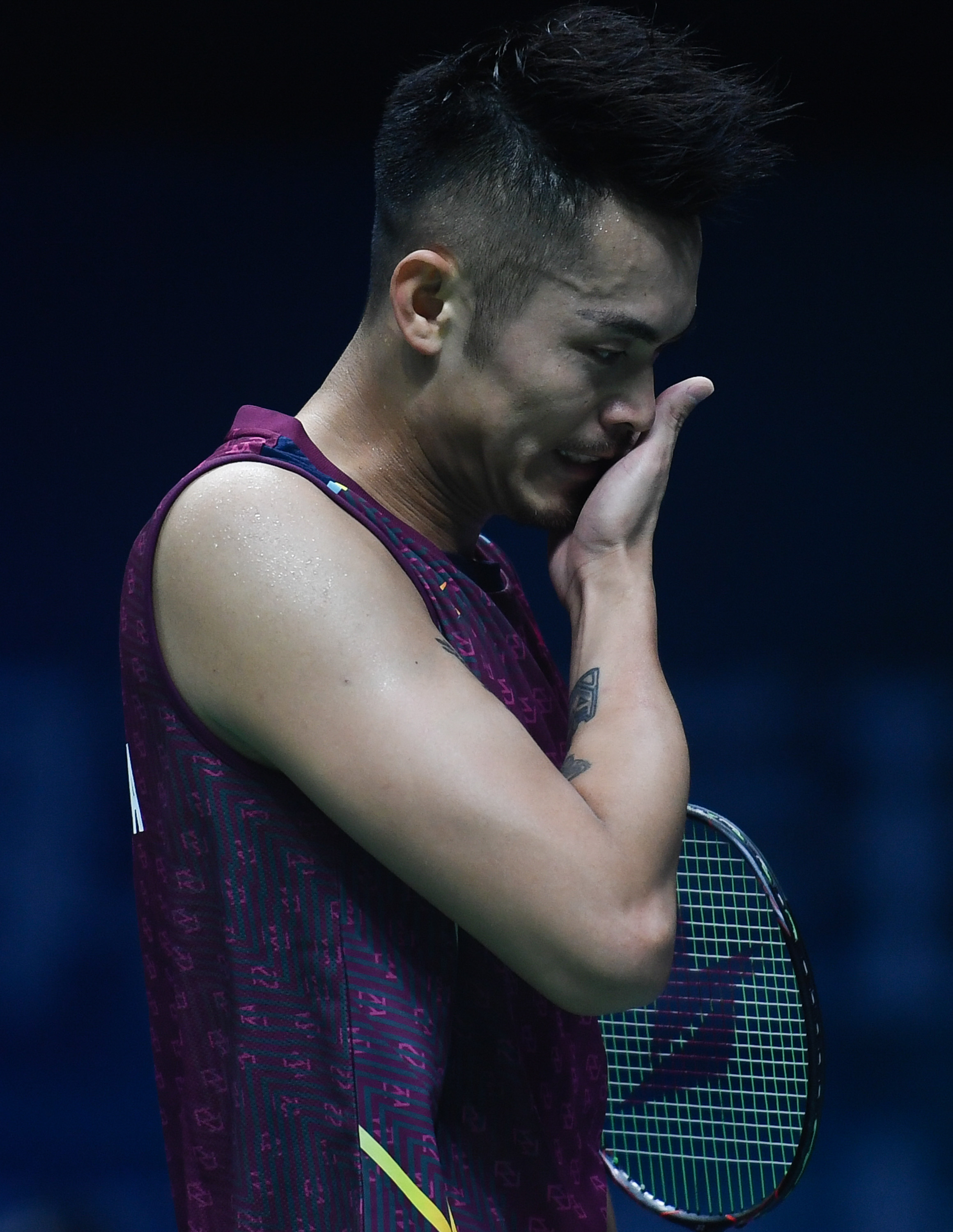 丹麦羽毛球队鏖战马来西亚羽毛球队，林丹爆发神勇